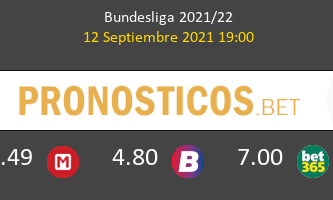 B. Mönchengladbach vs Arminia Bielefeld Pronostico (12 Sep 2021) 1