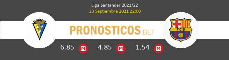 Cádiz vs Barcelona Pronostico (23 Sep 2021) 1