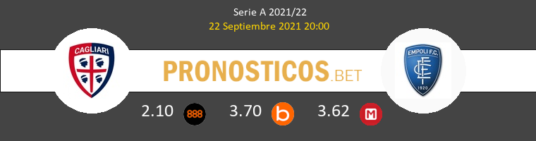 Cagliari vs Empoli Pronostico (22 Sep 2021) 1