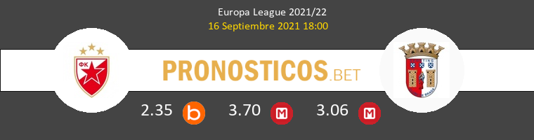 Crvena Zvezda vs Sporting Braga Pronostico (16 Sep 2021) 1