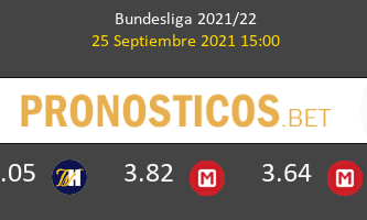 Eintracht Frankfurt vs Colonia Pronostico (25 Sep 2021) 1