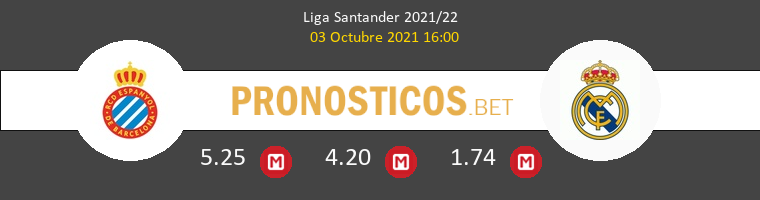 Espanyol vs Real Madrid Pronostico (3 Oct 2021) 1