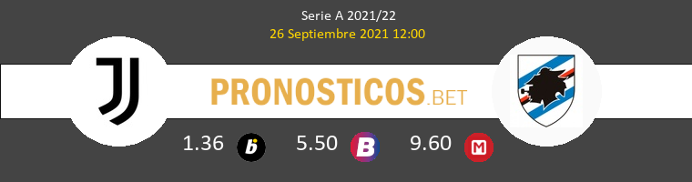 Juventus vs Sampdoria Pronostico (26 Sep 2021) 1