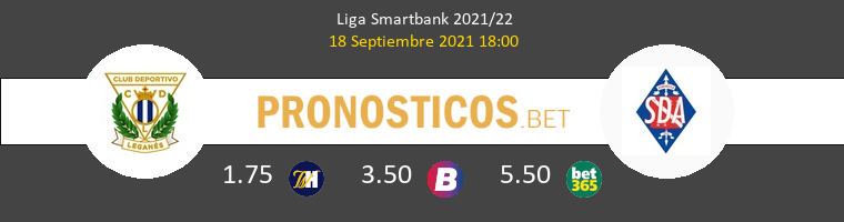 Leganés vs SD Amorebieta Pronostico (18 Sep 2021) 1