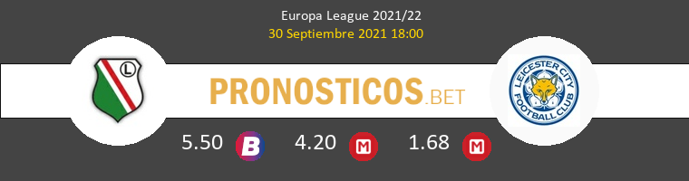 Legia Warszawa vs Leicester Pronostico (30 Sep 2021) 1