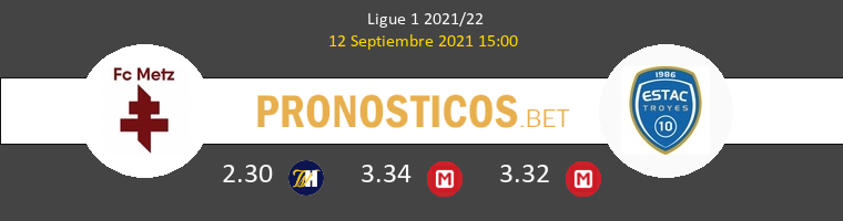 Metz vs Troyes Pronostico (12 Sep 2021) 1