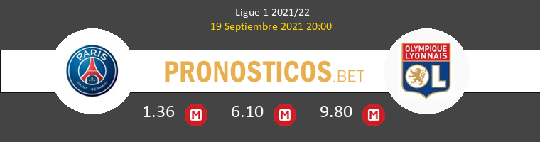Paris Saint Germain vs Lyon Pronostico (19 Sep 2021) 1