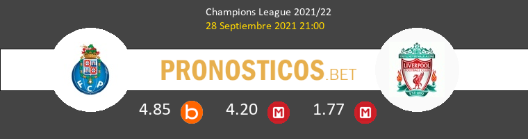 Porto vs Liverpool Pronostico (28 Sep 2021) 1