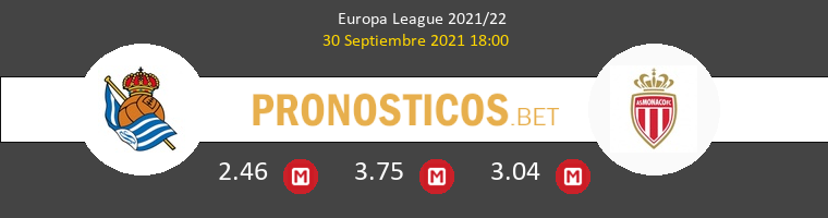 Real Sociedad vs Monaco Pronostico (30 Sep 2021) 1