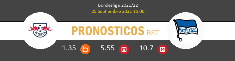 RB Leipzig vs Hertha Berlín Pronostico (25 Sep 2021) 1