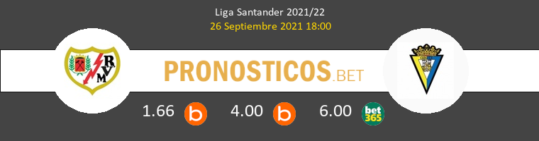 Rayo Vallecano vs Cádiz Pronostico (26 Sep 2021) 1
