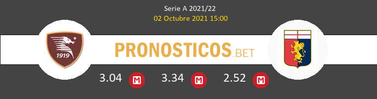 Salernitana vs Genoa Pronostico (2 Oct 2021) 1