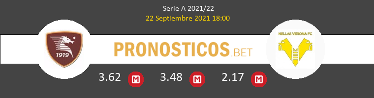 Salernitana vs Hellas Verona Pronostico (22 Sep 2021) 1