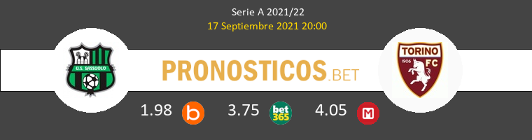 Sassuolo vs Torino Pronostico (17 Sep 2021) 1