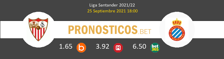 Sevilla vs Espanyol Pronostico (25 Sep 2021) 1