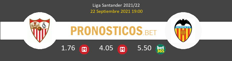 Sevilla vs Valencia Pronostico (22 Sep 2021) 1