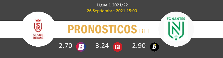 Stade de Reims vs Nantes Pronostico (26 Sep 2021) 1