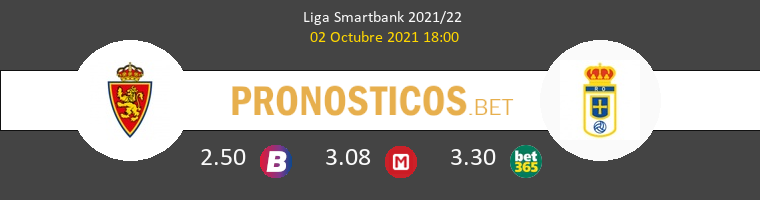 Zaragoza vs Real Oviedo Pronostico (2 Oct 2021) 1
