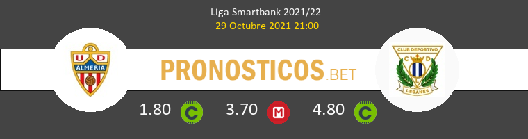 Almería vs Leganés Pronostico (29 Oct 2021) 1