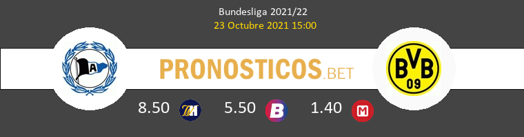 Arminia Bielefeld vs Borussia Pronostico (23 Oct 2021) 1