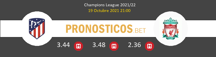 Atlético vs Liverpool Pronostico (19 Oct 2021) 1