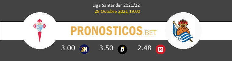 Celta vs Real Sociedad Pronostico (28 Oct 2021) 1