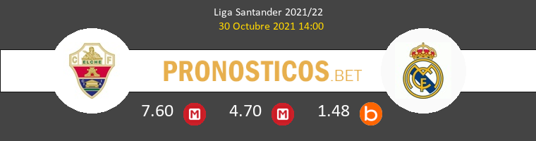 Elche vs Real Madrid Pronostico (30 Oct 2021) 1
