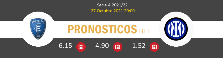 Empoli vs Inter Pronostico (27 Oct 2021) 1