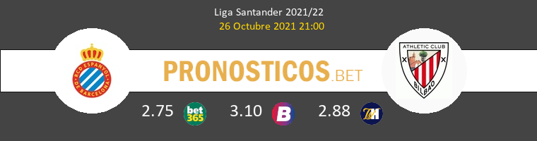 Espanyol vs Athletic Pronostico (26 Oct 2021) 1