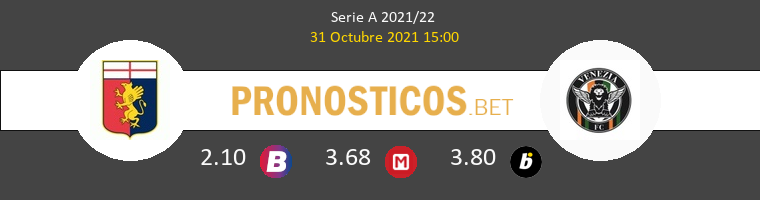 Genoa vs Venezia Pronostico (31 Oct 2021) 1