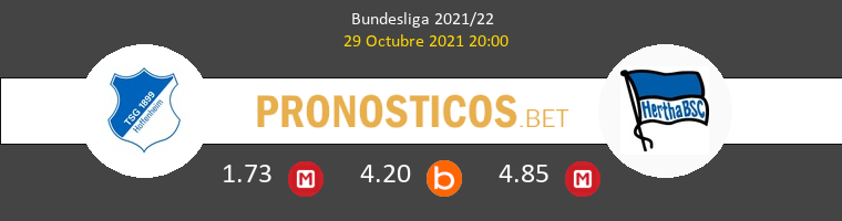 Hoffenheim vs Hertha Berlin Pronostico (29 Oct 2021) 1