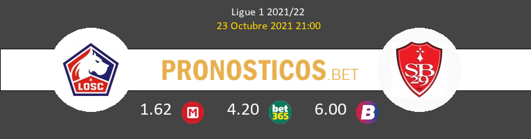 Lille vs Stade Brestois Pronostico (23 Oct 2021) 1