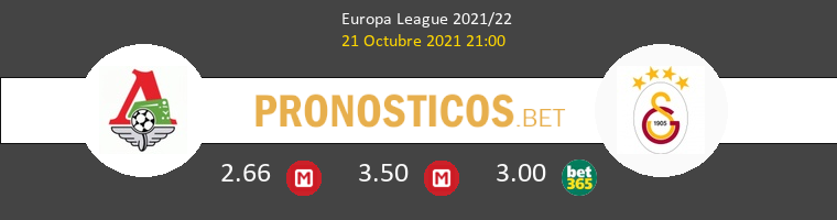 Lokomotiv Moskva vs Galatasaray SK Pronostico (21 Oct 2021) 1