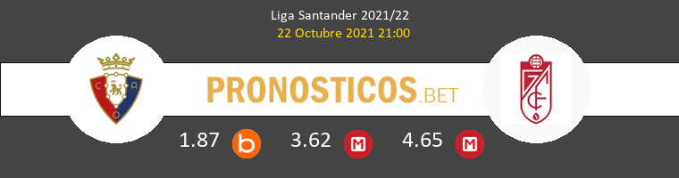 Osasuna vs Granada Pronostico (22 Oct 2021) 1