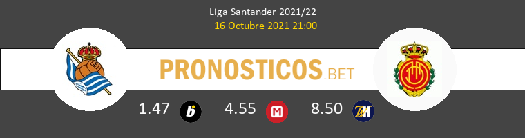 Real Sociedad vs Mallorca Pronostico (16 Oct 2021) 1