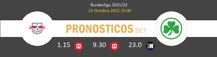 RB Leipzig vs Greuther Fürth Pronostico (23 Oct 2021) 1