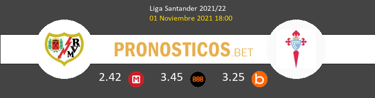 Rayo Vallecano vs Celta Pronostico (1 Nov 2021) 1