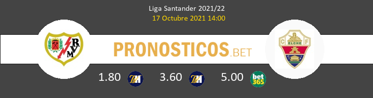 Rayo Vallecano vs Elche Pronostico (17 Oct 2021) 1