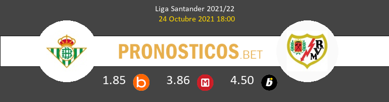 Real Betis vs Rayo Vallecano Pronostico (24 Oct 2021) 1