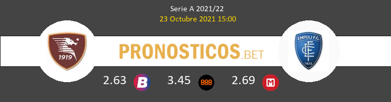 Salernitana vs Empoli Pronostico (23 Oct 2021) 1