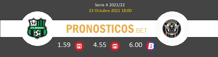 Sassuolo vs Venezia Pronostico (23 Oct 2021) 1