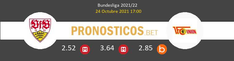 Stuttgart vs Union Berlin Pronostico (24 Oct 2021) 1