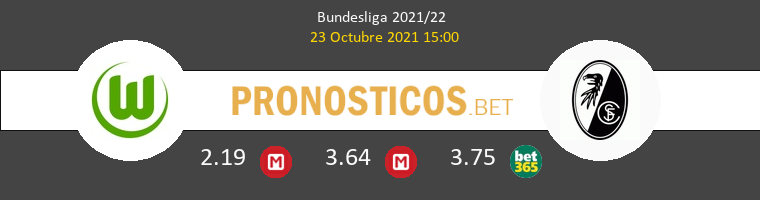 Wolfsburg vs SC Freiburg Pronostico (23 Oct 2021) 1