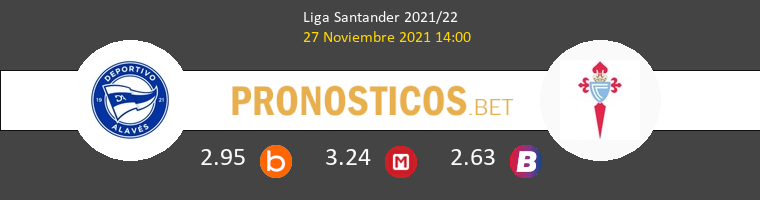 Alavés vs Celta Pronostico (27 Nov 2021) 1