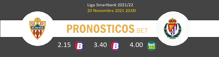 Almería vs Real Valladolid Pronostico (20 Nov 2021) 1