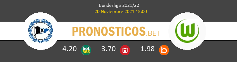 Arminia Bielefeld vs Wolfsburgo Pronostico (20 Nov 2021) 1