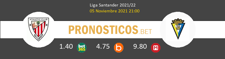 Athletic de Bilbao vs Cádiz Pronostico (5 Nov 2021) 1