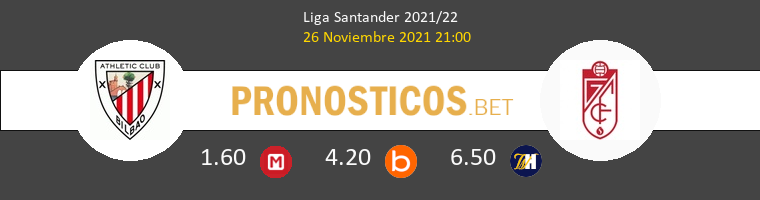 Athletic vs Granada Pronostico (26 Nov 2021) 1