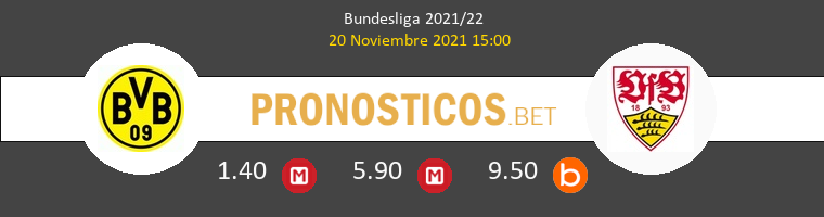 Borussia Dortmund vs Stuttgart Pronostico (20 Nov 2021) 1