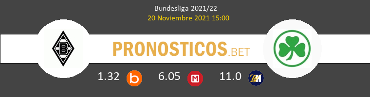 B. Mönchengladbach vs Greuther Fürth Pronostico (20 Nov 2021) 1